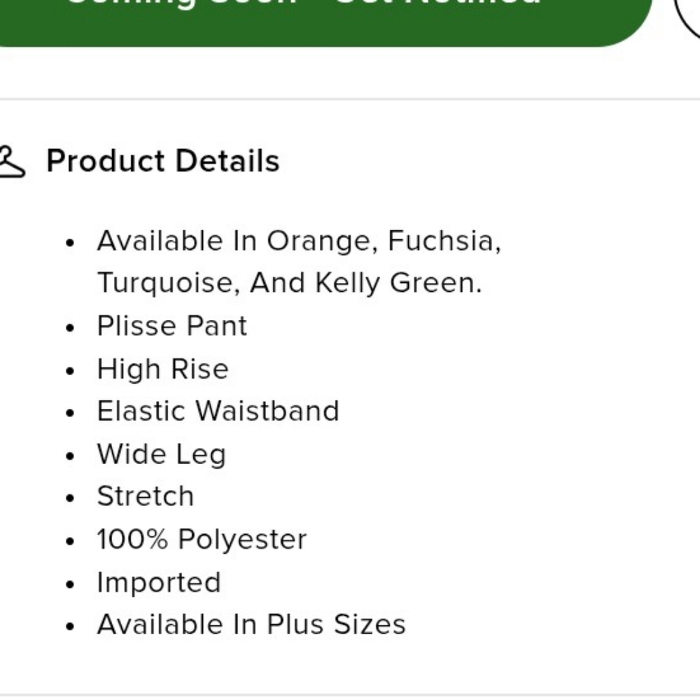 Green Wide-Leg Women's Pants - Picture 7 of 12